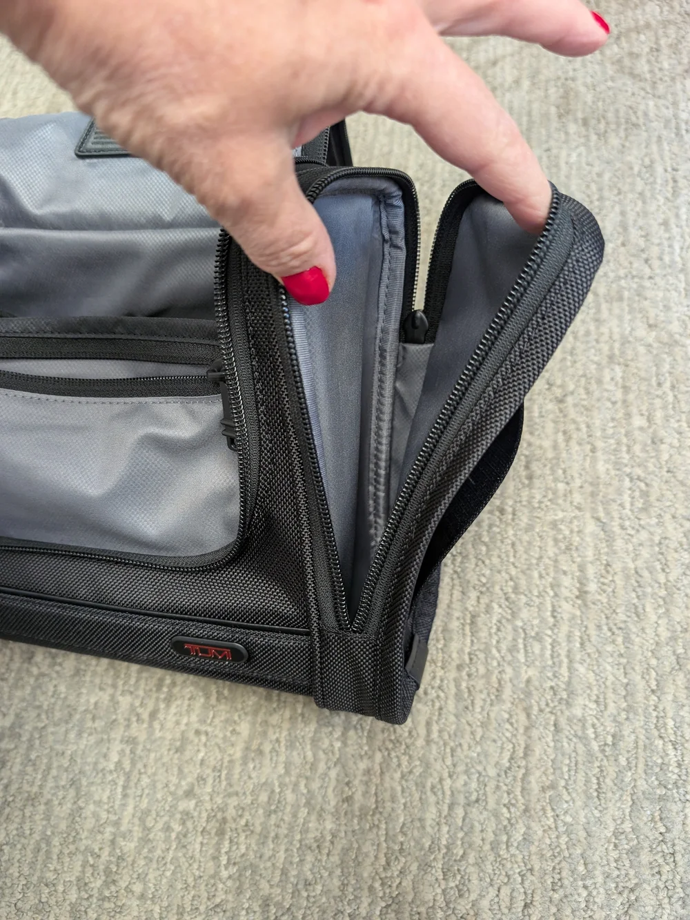 TUMI Black Men's Travel Toiletry Bag